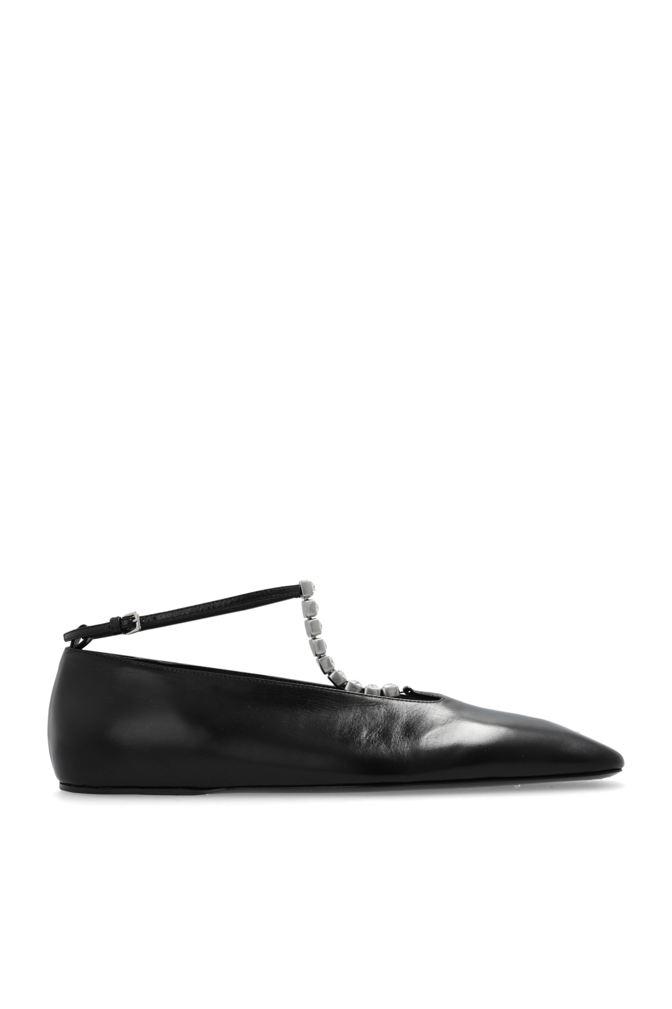 JIL SANDER｜FLAT SHOES/LOAFERS (BALLERINA (J15WZ0016 P29 Jil Sander - Black leather ballet flats J15WZ0016P2958